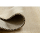 Wollteppich GABBEH LOOM natural hellbeige - HANDGEWEBT dick