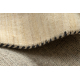 Alfombra de lana GABBEH LOOM natural beige claro - TEJIDA A MANO grueso