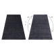 Wollteppich GABBEH LOOM grau - HANDGEWEBT dick