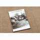 Tapis en laine GABBEH LOOM beige - TISSÉ MAIN épais