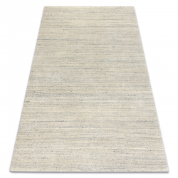 Wool carpet BERBER LOOM light silver 2021 - HAND-WOVEN, melange, thick