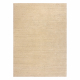 Tapis en laine BERBER LOOM sable clair, beige - TISSÉ MAIN mélange, épais