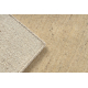 Tapis en laine BERBER LOOM sable clair, beige - TISSÉ MAIN mélange, épais