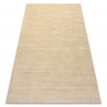 Dywan wełniany BERBER LOOM natural krem - RĘCZNIE TKANY, melanż gruby