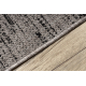Sisal Loper SION 5302 Melange plat te weven zwart
