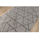 Behúň SISAL SION 6051 Geometrický ploché tkanie šedá