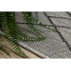 Behúň SISAL SION 6051 Geometrický ploché tkanie šedá