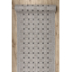 Løper SISAL SION 6052 Ramme, geometrisk Flatvevd grå 