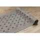 Løper SISAL SION 6052 Ramme, geometrisk Flatvevd grå 
