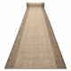 Le tapis de couloir SIZAL SION 6053 Cadre, tissé à plat marron