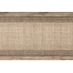 Le tapis de couloir SIZAL SION 6053 Cadre, tissé à plat marron