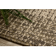 Le tapis de couloir SIZAL SION 6053 Cadre, tissé à plat marron