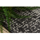 Traversa SISAL SION 6053 Cadru, țesute plate negru