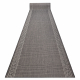 Sisalrunner SISAL SION 20446 Ramme, Græsk nøgle fladvævning grå 120 cm 