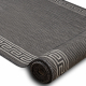 Sisalrunner SISAL SION 20446 Ramme, Græsk nøgle fladvævning grå 120 cm 