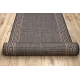 Traversa SISAL SION 20446 Cadru, cheie greacă țesute plate natural bej închis