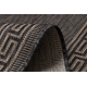 Traversa SISAL SION 20446 Cadru, cheie greacă țesute plate natural bej închis