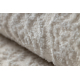 Vaip AURA J1361 kreem - Raam, ornament, struktuurne, kaasaegne