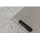 Tæppe AURA J1361 creme - Stel, ornament strukturelt, moderne