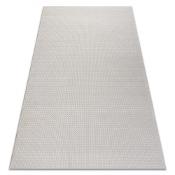 Tepih AURA E9787 krem - Chevron, riblja kost, strukturalni, moderan