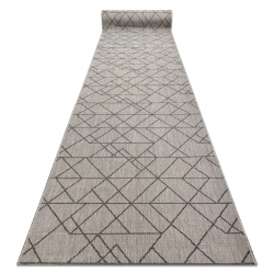 тепих тркач SION 6051 геометријски сива 120 cm