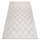 Dywan AURA J2556A krem / jasnoszary - Geometryczny, strukturalny, nowoczesny