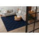 Tapijt AURA J2556A donkerblauw - Geometrisch, structureel, modern