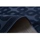 Tapijt AURA J2556A donkerblauw - Geometrisch, structureel, modern