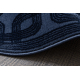 Tapijt AURA J2556A donkerblauw - Geometrisch, structureel, modern