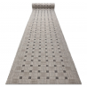 Chodnik SZNURKOWY SIZAL SION 6052 Ramka, geometryczny płaskie tkanie szary 