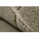 Moquette en laine FLUX 461.118.SA402 OSTA - Géométrique, structurelle, loft vert / beige 