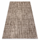 Kilimas AURA J2557A smėlio spalvos - Linijos, struktūrinis, modernus