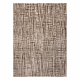 Kilimas AURA J2557A smėlio spalvos - Linijos, struktūrinis, modernus