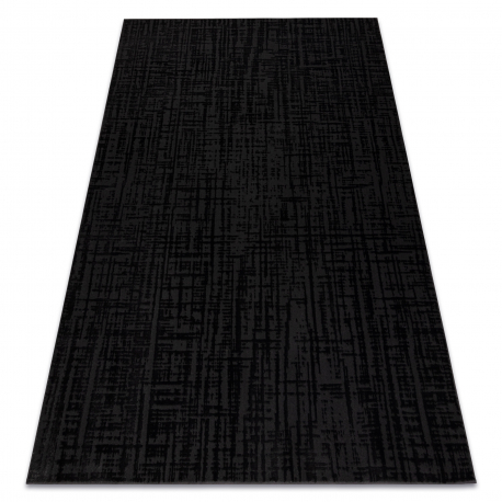 Kilimas AURA J2557A juoda / antracito - Linijos, struktūrinis, modernus
