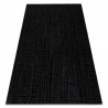 Dywan AURA J2557A czarny / antracyt - Linie, strukturalny, nowoczesny