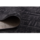 Kilimas AURA J2557A juoda / antracito - Linijos, struktūrinis, modernus