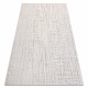 Tapis AURA J2557A crème / gris claire - Lignes, structurel, moderne