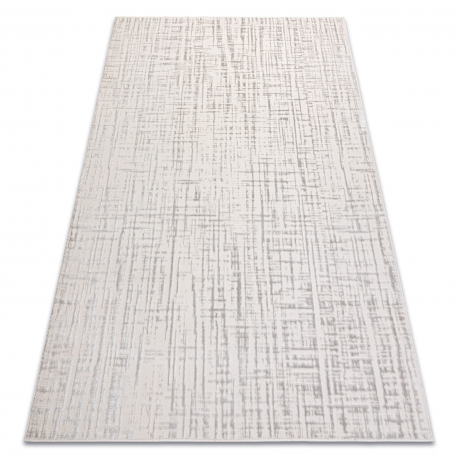 Tapis AURA J2557A crème / gris claire - Lignes, structurel, moderne