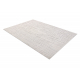 Tapis AURA J2557A crème / gris claire - Lignes, structurel, moderne
