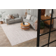 Tapis AURA J2557A crème / gris claire - Lignes, structurel, moderne
