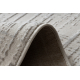 Tapis AURA J2557A crème / gris claire - Lignes, structurel, moderne