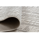 Tapis AURA J2557A crème / gris claire - Lignes, structurel, moderne