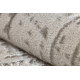 Tapis AURA J2557A crème / gris claire - Lignes, structurel, moderne