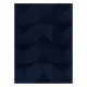 Carpet AURA J2624A dark blue - Geometric, structural, modern