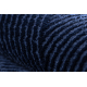 Carpet AURA J2624A dark blue - Geometric, structural, modern