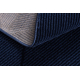 Carpet AURA J2624A dark blue - Geometric, structural, modern