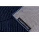 Carpet AURA J2624A dark blue - Geometric, structural, modern