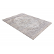 Tapis AURA J2818 gris / beige clair - Cadre, ornement, structurel, moderne