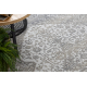 Tapis AURA J2818 gris / beige clair - Cadre, ornement, structurel, moderne