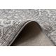 Tapis AURA J2818 gris / beige clair - Cadre, ornement, structurel, moderne
